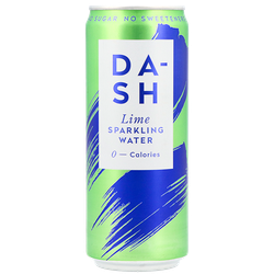 DASH Sparkling Water Lime - 330ml