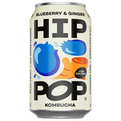 Hip Pop Kombucha Blueberry & Ginger Drink - 330ml
