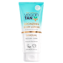 VeganTan Gradual Bronzing Body Lotion Medium to Dark - 200ml