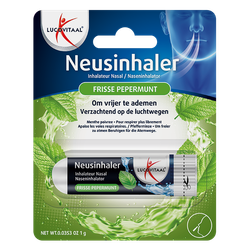 Lucovitaal Neusinhaler Vrijer Ademen Frisse Pepermunt - 1 stuk