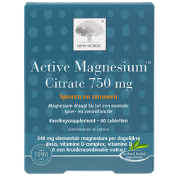 New Nordic Active Magnesium™ Citrate 750 mg - 60 tabletten
