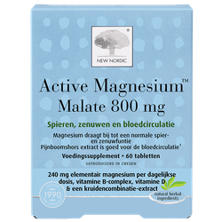 New Nordic Active Magnesium™ Malate 800 mg - 60 tabletten