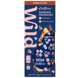 Wild Deodorant Marble Ditsy Amber & Oud - 40g