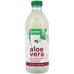 Purasana Aloë Vera Drink Gel met Pulp - 1l