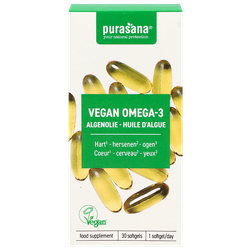 Purasana Vegan Omega-3 Algenolie - 30 softgels