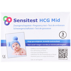 Sensitest HCG Midstream Hoge Gevoeligheid Zwangerschapstest - 3 stuks