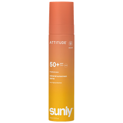 Attitude Sunly Spray Solaire Minéral SPF50+ Tropical Coco - 75ml