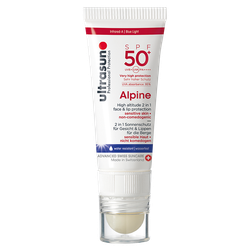 Ultrasun Protection Solaire 2en1 Visage & Lèvres Alpine SPF50+ - 20ml