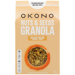 OKONO Nuts & Seeds Granola Golden Dream Curcuma & Gingembre - 250g