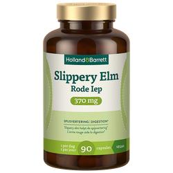 Holland & Barrett Slippery Elm Rode Iep 370 mg - 90 capsules