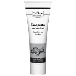 De Tuinen Tandpasta met Houtskool - 75ml