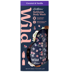 Wild Body Wash Case Marble Ditsy - Coconut & Vanilla - 300 ml