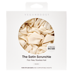 Veganboost Scrunchies Nude - 6 stuks