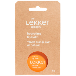 Lekker Lip Balm Sinaasappel & Vanille - 8g
