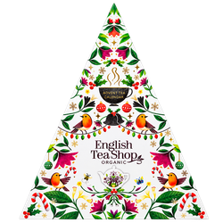 English Tea Shop Kerstboom Adventskalender Wit - 25 theezakjes