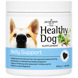 Jacob Hooy Pets Healthy Dog Belly Support - 80 stuks