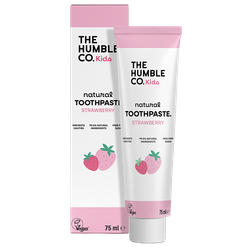 The Humble Co Kids Tandpasta Aardbei - 75ml