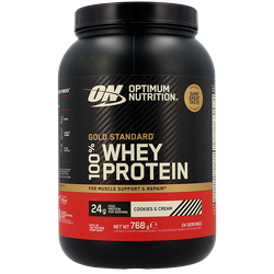 Optimum Nutrition Gold Standard 100% Whey Cookies & Cream - 768g