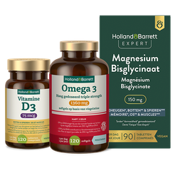 Holland & Barrett Daily Essentials Bundel - Omega 3, Magnesium & Vitamine D3