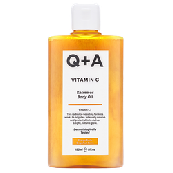 Q+A Vitamin C Shimmer Body Oil - 150ml