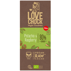 Lovechock Pistachio & Raspberry 80% Cacao - 70g