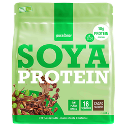 Purasana Vegan Soja Proteïne Chocolade - 400g