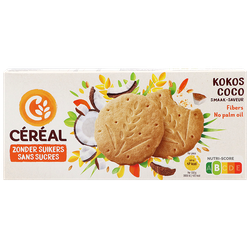 Céréal Kokos Koekjes Zonder Suiker - 132g