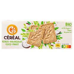 Céréal Kokos & Maanzaad Koekjes - 132g