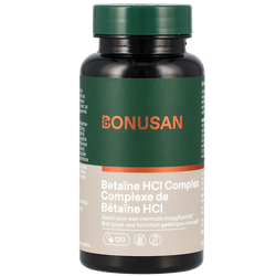 Bonusan Betaïne HCl Complex - 120 capsules