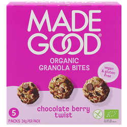 MadeGood Organic Granola Bites Chocolate Berry Twist - 5 x 24g