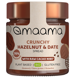 Maama Crunchy Hazelnut & Date Spread - 180g