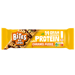 BitesWeLove Crispy Protein Bar Caramel Fudge - 50g
