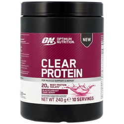 Optimum Nutrition Clear Whey Protein Isolate Blackcurrant Dark Berry - 240g