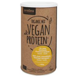 Purasana Vegan Protein Mix Banaan-Vanille Bio (400gr)