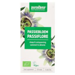 2e product 50% korting | Purasana Passiebloem Bio - 120 capsules