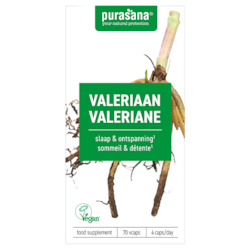 2e product 50% korting | Purasana Valeriaan, 30mg (70 Capsules)