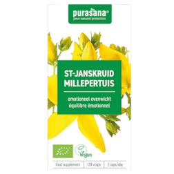 20% korting | Purasana Sint-Janskruid Bio, 230mg (120 Capsules)