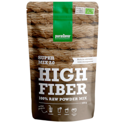 2e product 50% korting | Purasana High Fiber Raw Powder Mix Bio (250gr)