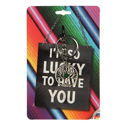 Steengoed Geluk Sleutelhanger Tree Of Life Jade Kleur steengoed kopen in de aanbieding