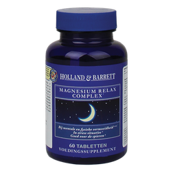 Holland Barrett Magnesium Relax Complex 60 Tabletten holland barrett kopen in de aanbieding Holland Barrett Magnesium Relax Complex 60 Tabletten holland barrett kopen in de aanbieding
