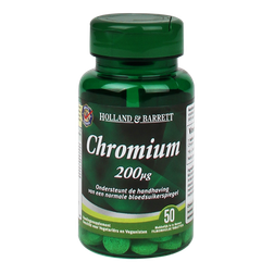 Holland Barrett Chromium 200Mcg 50 Tabletten holland barrett kopen in de aanbieding Holland Barrett Chromium 200Mcg 50 Tabletten holland barrett kopen in de aanbieding