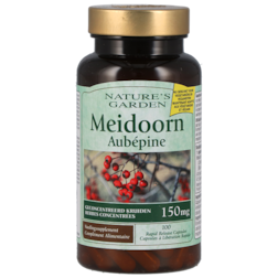 2e product 50% korting | Nature's Garden Meidoorn, 150mg (100 Capsules)