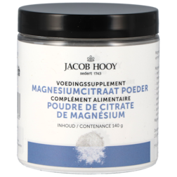 2e product 50% korting | Jacob Hooy Magnesiumcitraat Poeder (140gr)