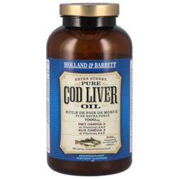 Holland & Barrett Cod Liver Oil Met Vitamine A & D (240 Capsules)