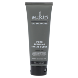 Sukin Oil Balancing Pore Refining Facial Scrub + Charcoal - 125ml