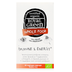 2e product 50% korting | Royal Green Immune & Energy Bio (60 Capsules)