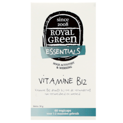 2e product 50% korting | Royal Green Vitamine B12, 500mcg (60 Capsules)