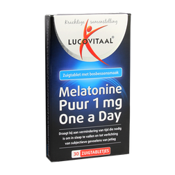 Lucovitaal Melatonine Puur 1Mg 30 Tabletten lucovitaal kopen in de aanbieding