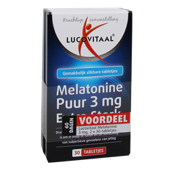 Lucovitaal Melatonine Puur 3Mg Extra Sterk lucovitaal kopen in de aanbieding