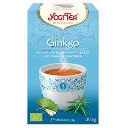 Yogi Tea Ginkgo Bio 17 Theezakjes yogi tea kopen in de aanbieding